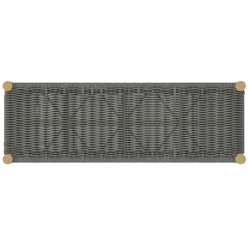 Dahlia - banc d'intérieur extérieur - gris