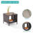 Askwith Square 18'' L x 18'' W Outdoor Side Table-2082674404