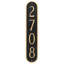 Oblong 4-Line Wall Address Plaque