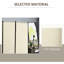 Paravent beige, écran d'intimité 3 panneaux mural 6 pi. Pliage à double charnière. Structure en métal, fiable. Gain de place. H 70,51 po x L 99,5 po x P 19,65 po. Diviseur intérieur de produit. Écran mural. Robuste.
