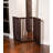 BirdRock Home Dog Gate Indoor Freestanding Pet Barrier, Folding Wood Dog Fence, Extra Wide Doorway Puppy Gate, Indoor Animal Privacy Panel, Wooden Cat Fence - 3 Panel - 36", Espresso-2128979322