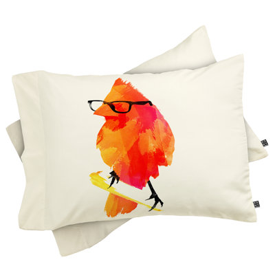 Taie d’oreiller oiseau punk