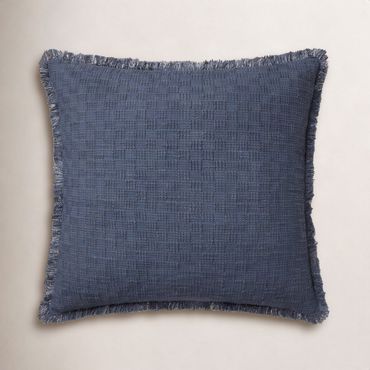 Amber Lewis x Loloi Meadowlark 22" Pillow Cover, Midnight, Polyester/Polyfill