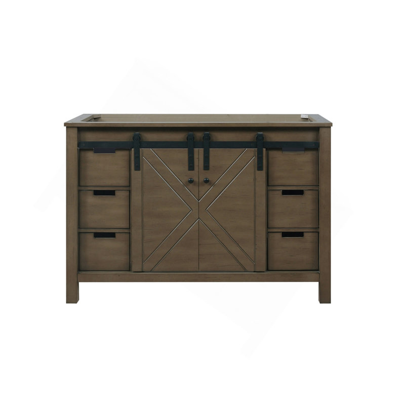 Meuble-lavabo brun rustique 48 po X P 22 po D