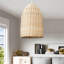 32cm H Rattan Pendant Shade in Brown