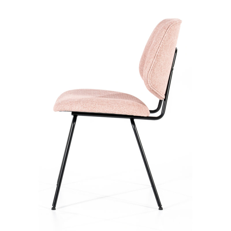 Lynn Upholstered Dining Chair, Pink