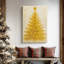 Village of Tinsel-Gold Hush-Toile tendue avec châssis de qualité supérieure-2135885084