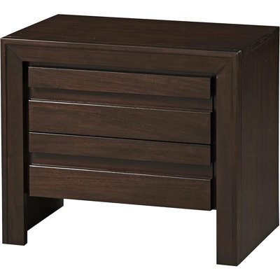 Natella 26'' W Solid Wood Nightstand