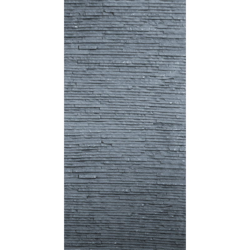 Panneau mural 3D 24 po x 48 po, Gris foncé