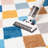 Rainbow Plaid Fluffy Area Rug, Colorful Thick Cozy Shag Carpet for Kids Room and Bedroom-1500539478-1508587200