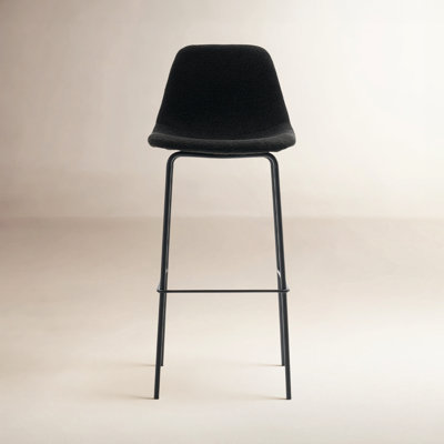 Kavi Modern Counter Height With Upholstered Cushion & Metal Legs