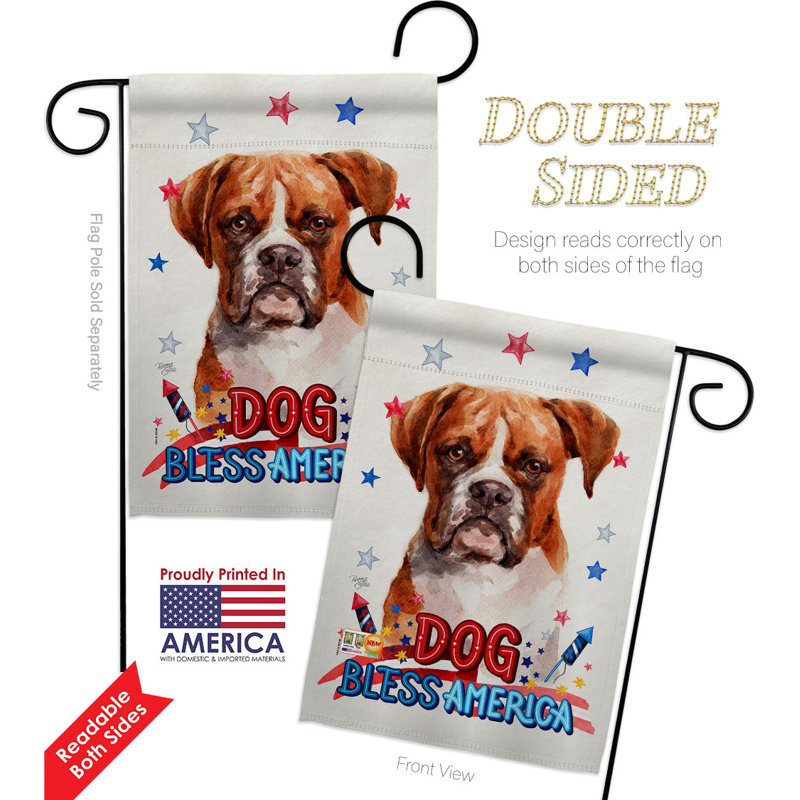 Double Sided Polyester Animal, 18.5" H x 13" W