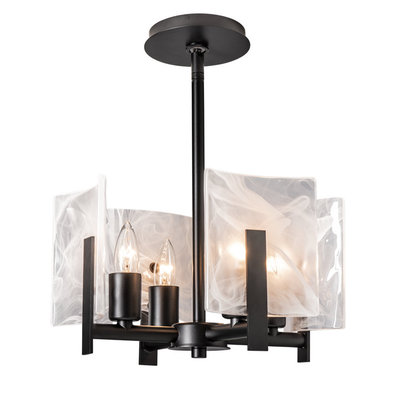 Arc 4 - Light Unique Classic Chandelier, Black