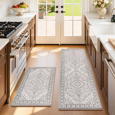Non-Slip Anti-Fatigue Kitchen Mats (Set of 2)