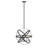 Avers 5 - Light Steel Dimmable Globe Chandelier-796605423