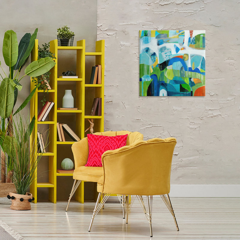 «Restless Bright Shapes» par Jill Martin, H 24 po x l 24 po