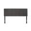 Tête de lit contemporaine très grand / très grand: design gaufré, garniture passepoilée, partie de lit réglable en tissu gris anthracite de 48,5 à 53 pouces,-619604893