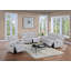 Causeuse inclinable de style moderne 1pc Toile de jute rembourrée avec accoudoirs moelleux et appui-tête-1937742060