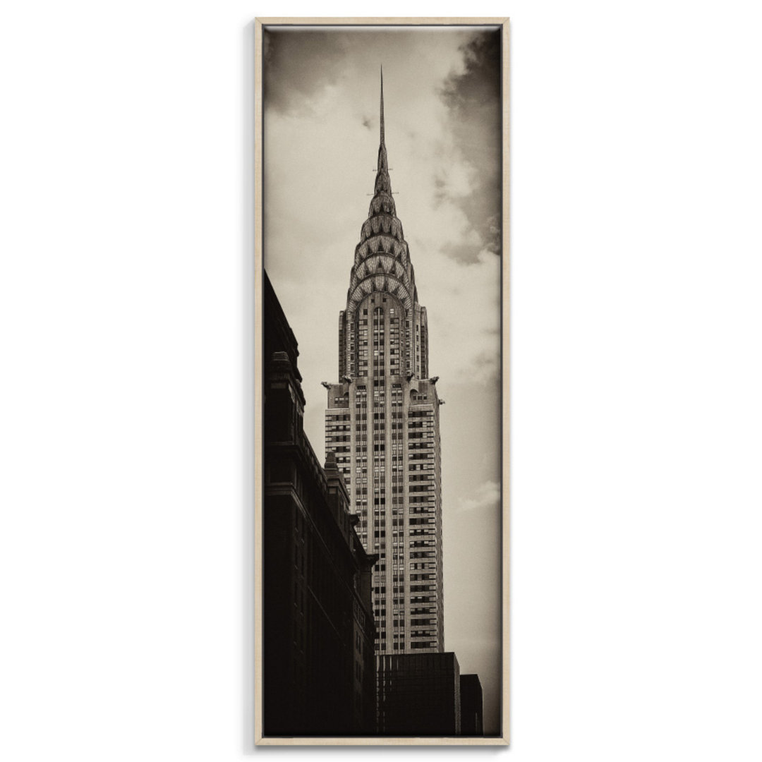 'Chrysler' by Andrew Paranavitana Framed Photographic Print on Wrapped Canvas