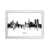 White Framed