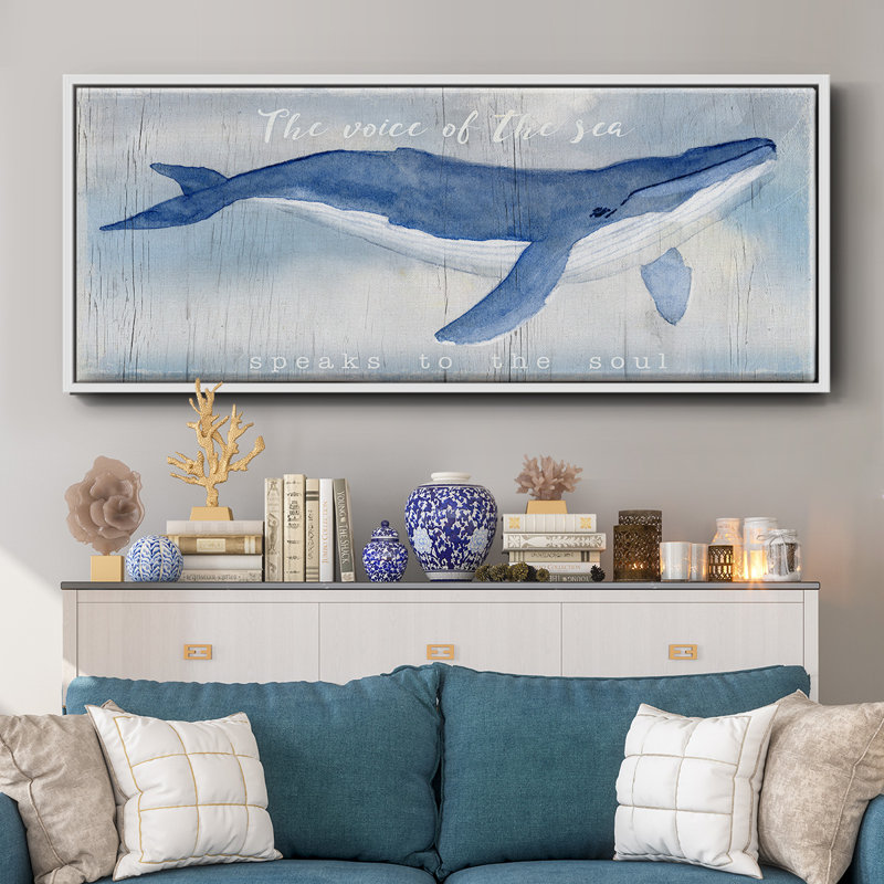 Voix de la mer - toile encadrée