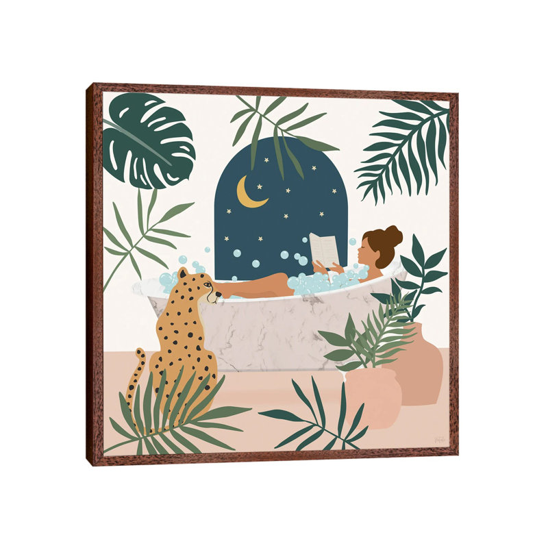 Jungle Spa II by Natalie Carpentieri - Gallery-Wrapped Canvas Giclée on Canvas, 45.72 cm H x 45.72 cm W