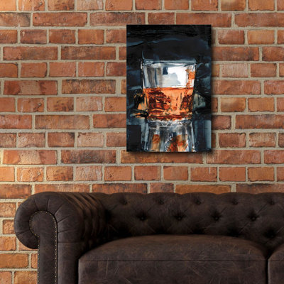 «Bourbon Glass 4» par Ethan Harper, art mural en verre acrylique
