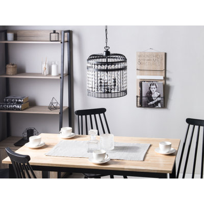Maxen 3 - Light Black Lantern Pendant