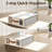 4-Pack Foldable Bedding Storage Bags For Sheets And Pillows, With Window, Beige