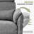 Power Swivel Recliner Glider With Adjustable Headrests & Armrests,  Usb And Type-C Charging Ports-1074102111