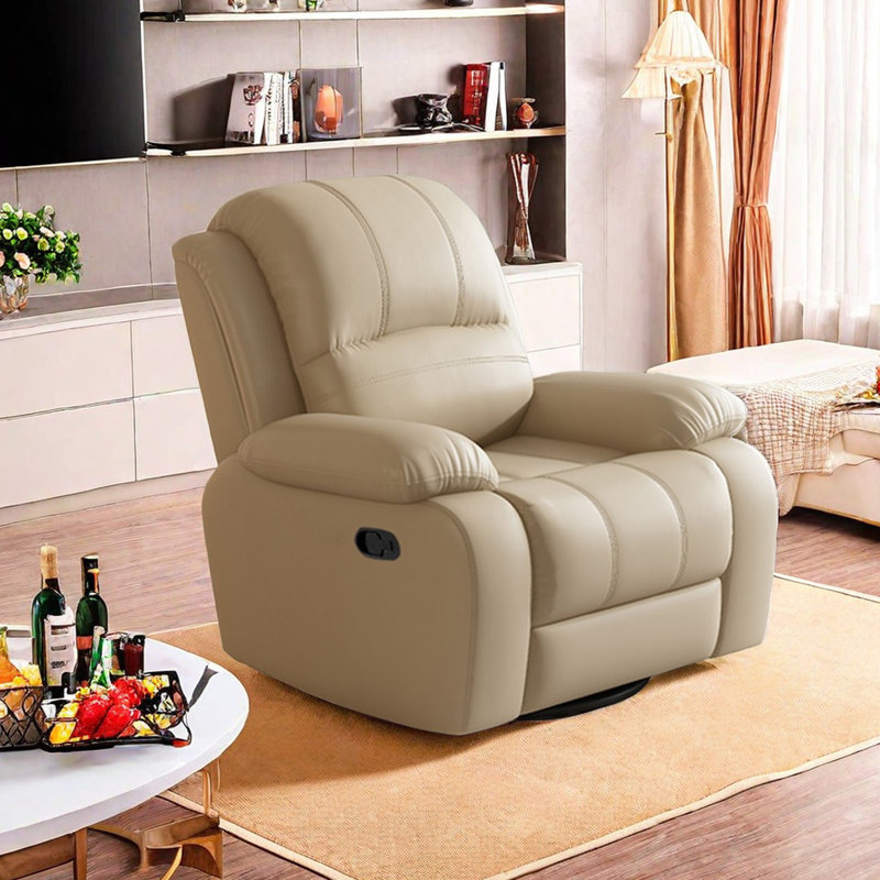 Shontisha Recliner, Beige Gray