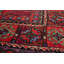 Tapis décoratif en laine de conception unique 5 pi 1 po x 9 pi 8 po Devern noué à la main 1980s