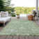 Machine Washable Indoor/Outdoor Xhevrie Aloe Rug