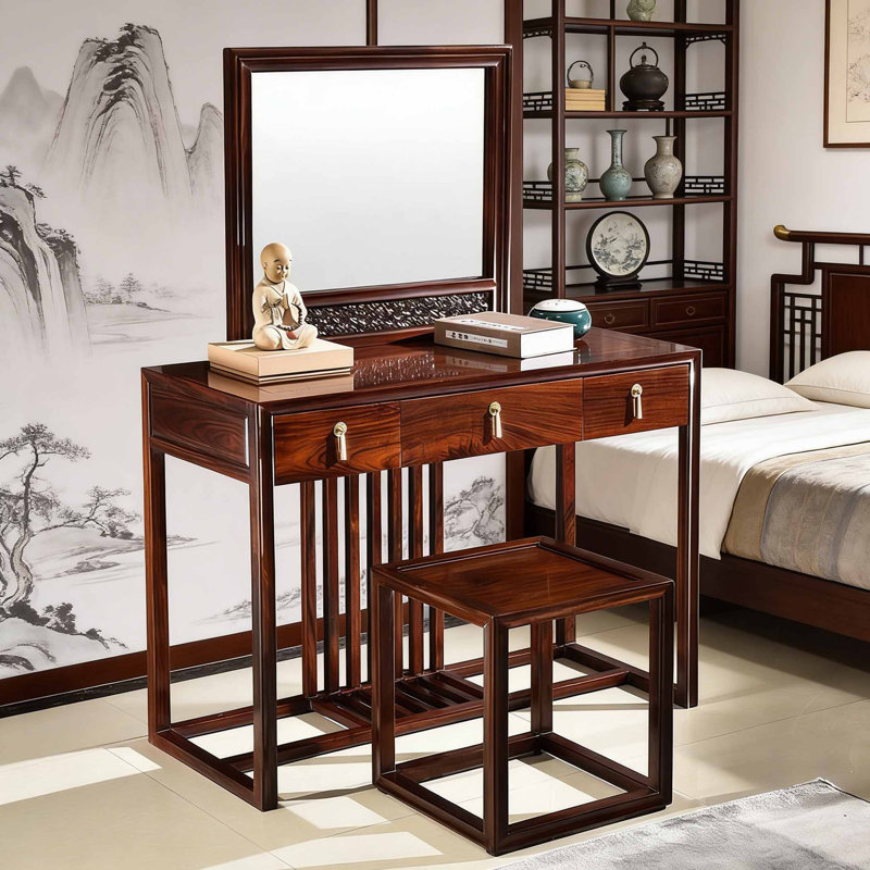 Chinese style storage dressing table