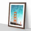 The Golden Gate Bridge Abstract - Picture Frame Painting Print-56855778-56855779