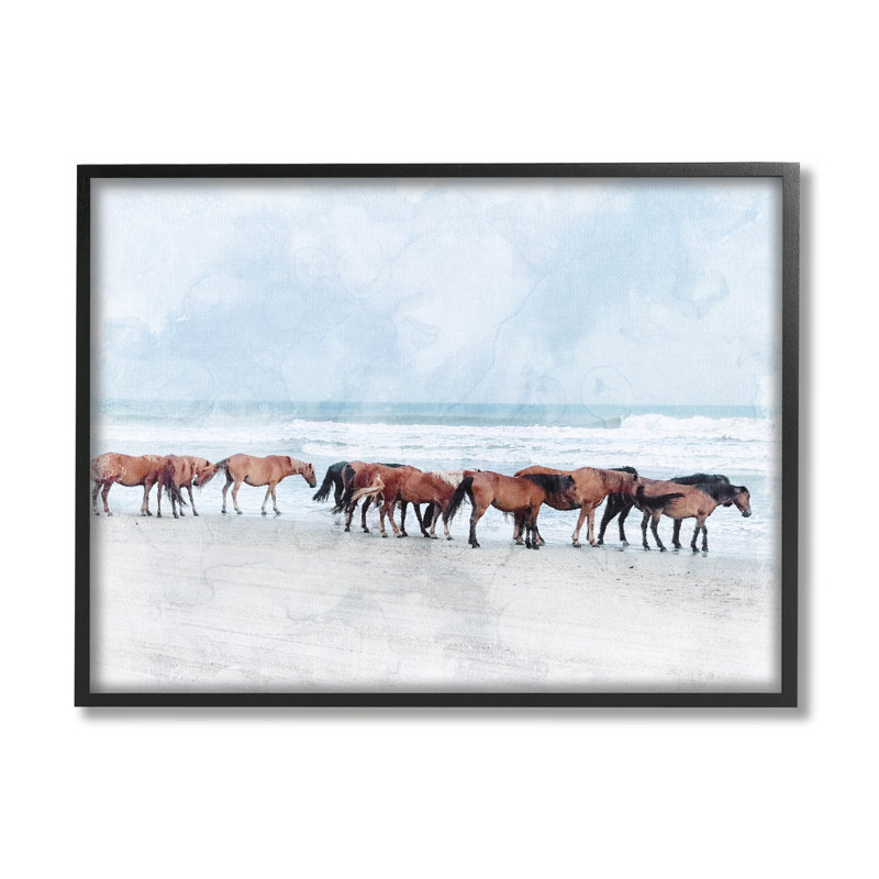 Reproduction d'art giclée par Lil 'Rue, Giclée encadrée noir minuit, H 11 po x l 14 po x P 1,5 po