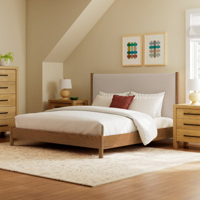 Linda Upholstered Platform Bed