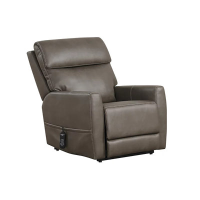 34.4" W Contemporary Lift Chair, Gray