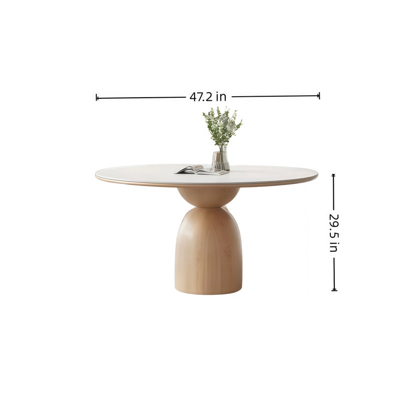 Table de salle à manger Modern, H 29,5 po x L 47,2 po x l 47,2 po