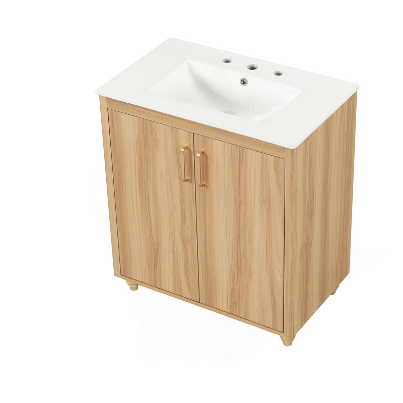Meuble-lavabo multifonctionnel 30 po avec lavabo et meuble-lavabo 30 po