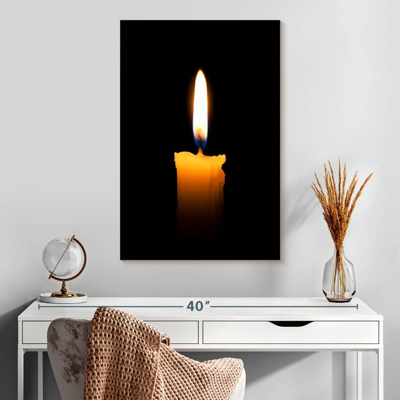 Candle In The Dark, 30" H x 20" W