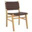 Chaise d'appoint en cuir Alston-1220696271