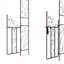 Arche de jardin en métal avec barrière Outsunny 7,5 pi