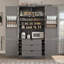 Armoire avec 2 prises de courant, tablettes réglables et tablettes de porte-797940672
