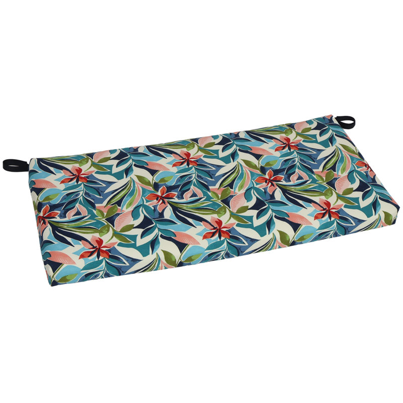 Outdoor 3'' Bench Seat Cushion, Montfleuri Sangria, 42" W x 19" D