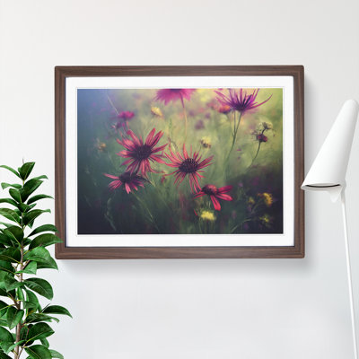Mesmerising Wildflowers Floral 1 Piece Single Picture Frame Painting