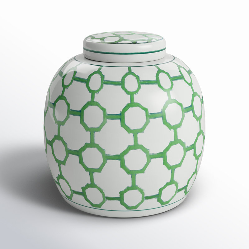 Delaine 5.5'' Handmade Porcelain Ginger Jar