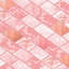 Tapis rose / orange tissé à la machine Belew-1722564584