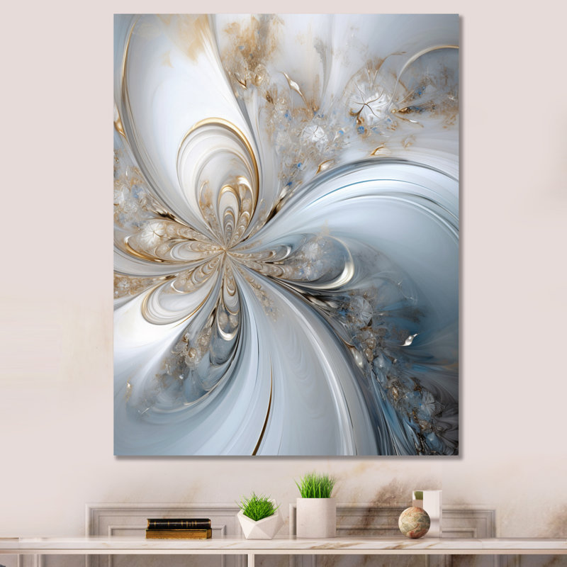 Cosmic Bliss Fractal Spiral - Fractals, reproduction sur toile encadrée, Toile tendue, H 20 po x l 12 po x P 1 po
