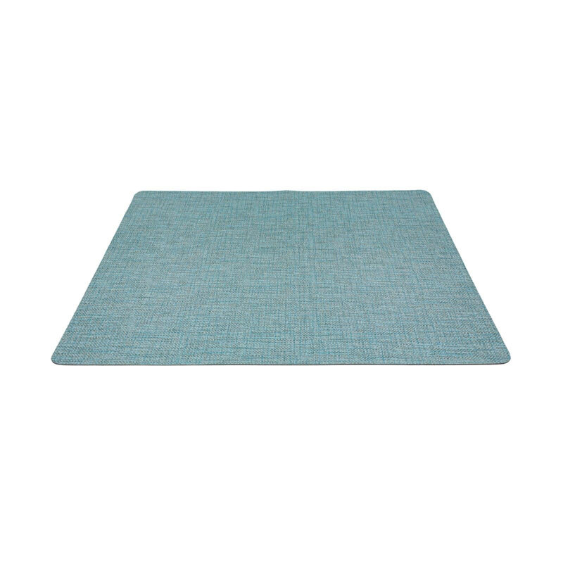 Ensemble de 6 napperons rectangulaires luxueux, 23,5 po x 12,5 po, bleu clair